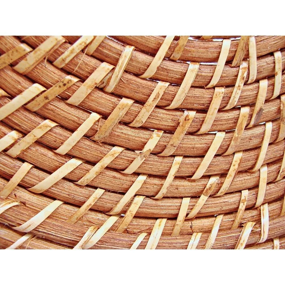 Handmade Charger Plate Placemat Sunburst Woven Artisan Crafted Rustic Table Deco